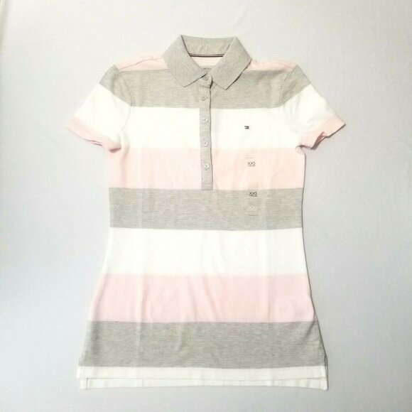 Tommy‎ Hilfiger Women's Polo Shirt Collared Classic Fit Top Casual Blouse - Picture 1 of 7